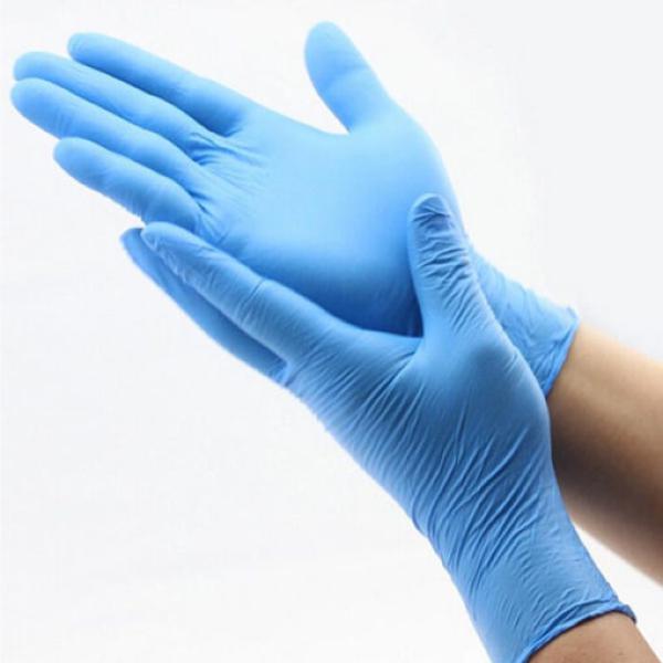 Medium-NITRILE-Blue-Non-Powdered-Gloves-SINGLE